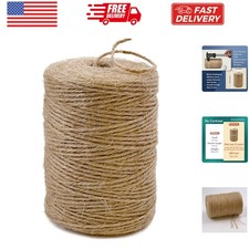PerkHomy Natural Jute Twine 600 Feet Long Twine String for Crafts Gift Wrappi...