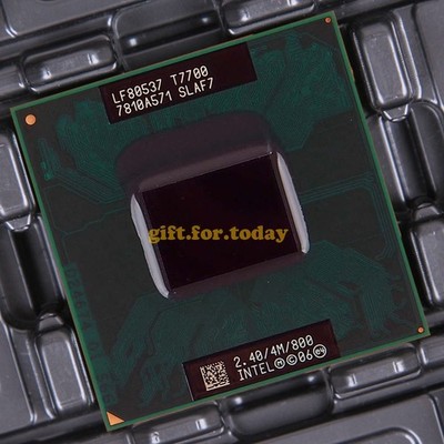 Original   Core 2 Duo T7700 2.4 GHz Dual-Core (LF80537GG0564M) Processor CPU *uq