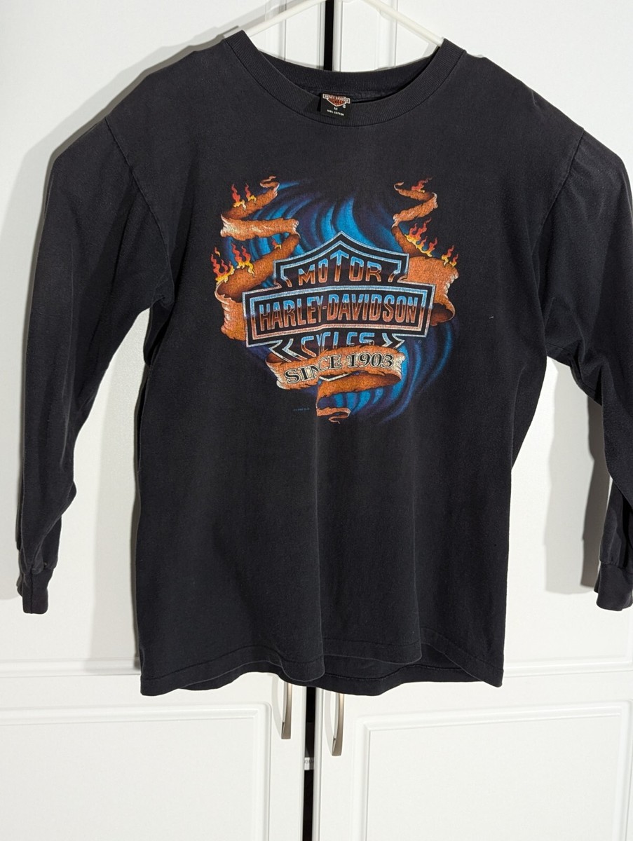 トップス HARLEY DAVIDSON / 90's USA long sleeves Vintage 90s Harley Davidson Long Sleeve T Shirt | eBay