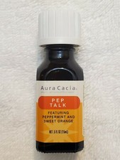 Aura Cacia Essential Oil Pep Talk 0.5 fl oz 15 mL Peppermint Sweet Orange