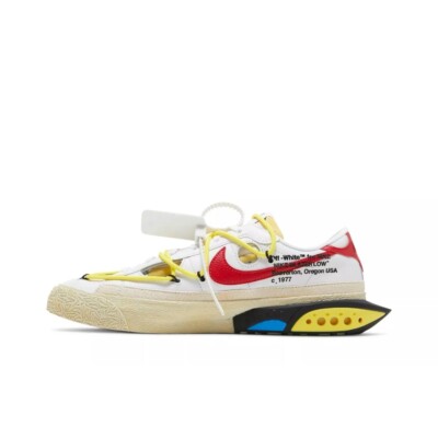 Nike Off-White x Blazer 'White University Red'  Low-top Men DH7863-100-