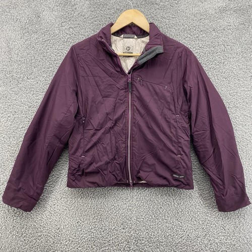 Merrell Damen Medium Primaloft Jacke Pflaume Lila Thermo Full Zip Mantel