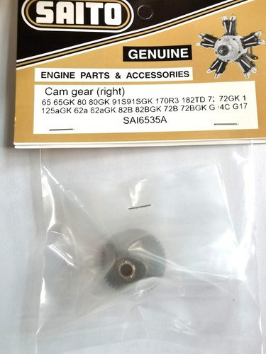 RC Model Saito SAI6535A Cam gear right 65 170R3 82B 72B Aircraft saito Engine
