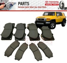 Oem Genuine Toyota Fj Cruiser Front 04465-az200 Rear Bake Pads 04466-az203