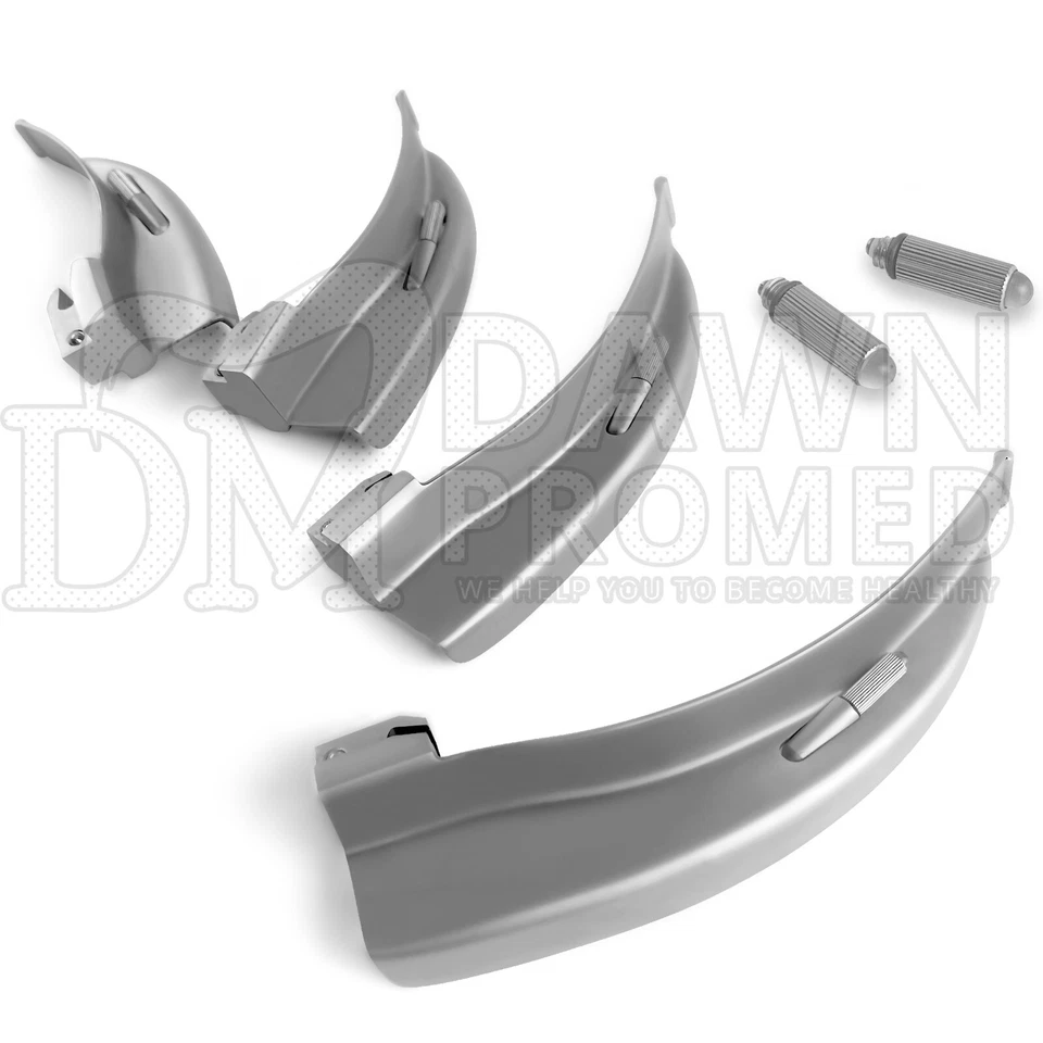 Juego de 11 piezas de kit de intubación de laringoscopio Macintosh & Miller de grado alemán Foto 4 de 4