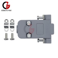 20PCS Grey D-Sub DB9 9Pin Plastic Hood Cover for 9 Pin or 15 Pin Connector