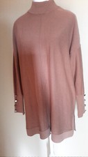 Women's Anne Klein Tan Long Sleeved Turtleneck Sz L
