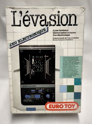   TSUKUDA GREAT ESCAPE [EURO TOY EVASION] - Tabletop Electronic Game 1982