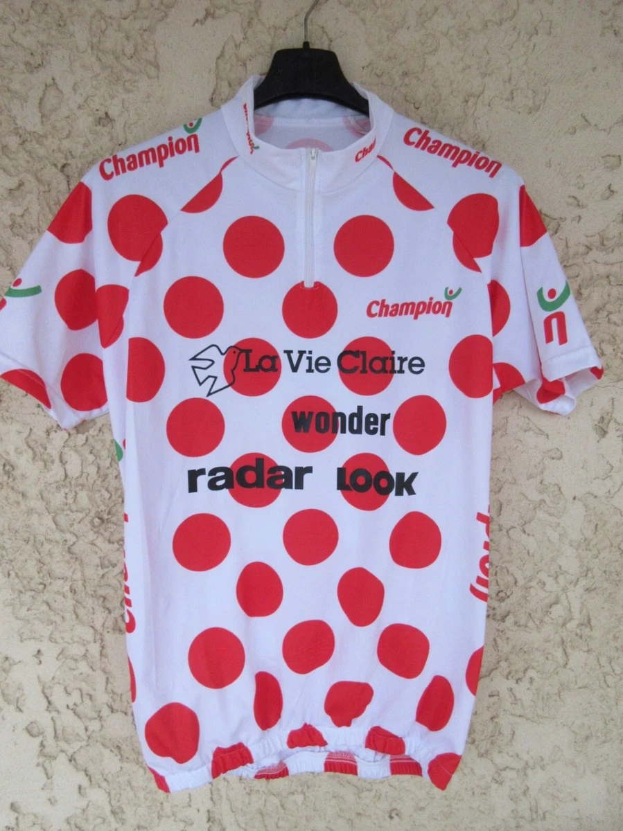 Maillot Cycliste Sibille Manches Longues – Taille M – Style Toshiba La Vie Claire (Italie)