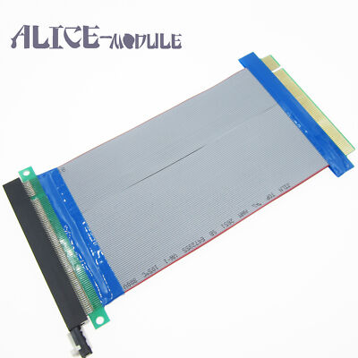 PCI-Express PCI-E 16X Riser Card Ribbon Extender Extension Cable B2AM