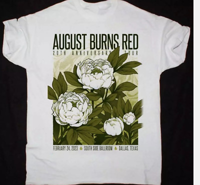 New! August Burns Red Band 20th Anniversary Shirt Unisex Albums S to 5XL EL171