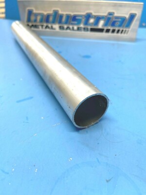 1.5" OD X 24" Long 6061 T6 Aluminum Round Tube - 1/8" Wall Thickness For DIY, Fabrication & Structural Projects