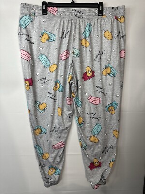 Briefly Stated Womens Pajama Pants Sleep Gray Couch Potato Size 2X (18-20)  BX10 | eBay