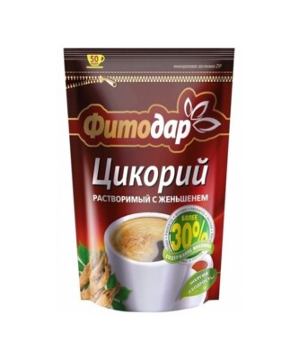 Fitodar Lösliche Zichorie mit Ginseng Getränk Pulver, 100g
