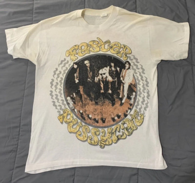 New popular Faster Pussycat Short Sleeve Cotton Unisex T-shirt
