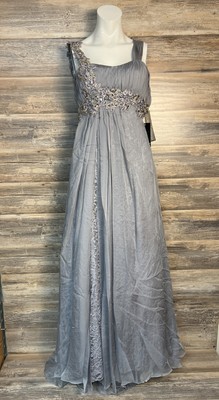 Amelia Couture Lavender Empire Waist Jewel Embellished Formal Dress Size 4  NWT | eBay