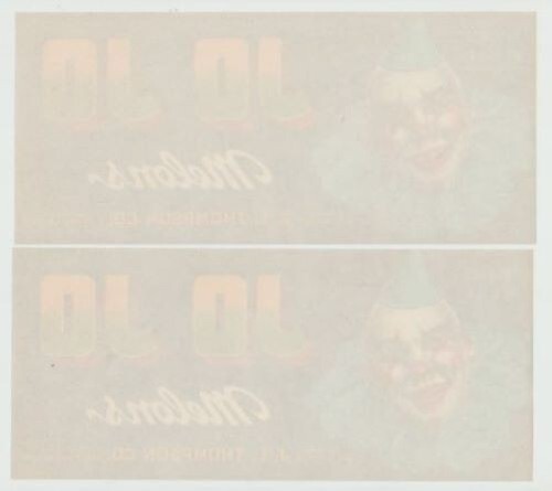2 - JO JO MELONS - Kistenetikett, Clown, J L Thompson Co Somerton Arizona - 1950er - Bild 2 von 2