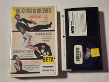 THE GRASS IS GREENER BETA BETAMAX TAPE IN CLAMSHELL CASE CARY GRANT DEBORAH KERR