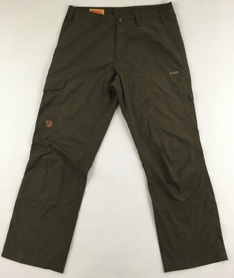 Fjallraven Karl Trousers G-1000 green trekking outdoor pants 85785