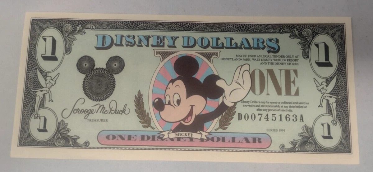 Disney Dollars 1987 for sale | eBay