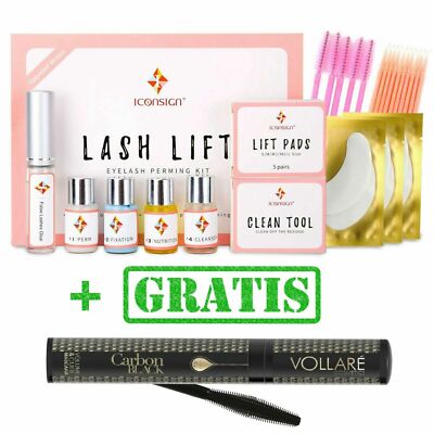 Wimpernlifting Set Wimpernwelle Wimpernlaminierung Lash Lift Kit Mascara Arganöl