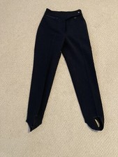 Vtg Obermeyer Women's 26 x 27 Stirrup Ski Skinny Stretch Snowpants Wool Blend