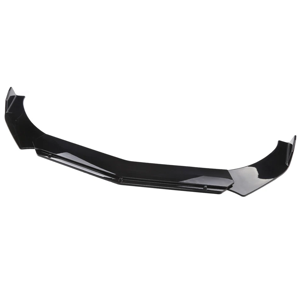 Gloss Black For Hyundai Genesis Front Bumper Lip Spoiler Splitter + Side Skirt Foto 4 de 4