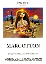 Vintage René Margotton Original Exclusive French Gallery Lithograph Poster