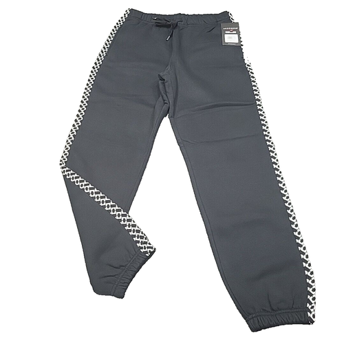 Skechers x Diane von Furstenberg Chainlink Printed Joggers Small Sz Black Pants