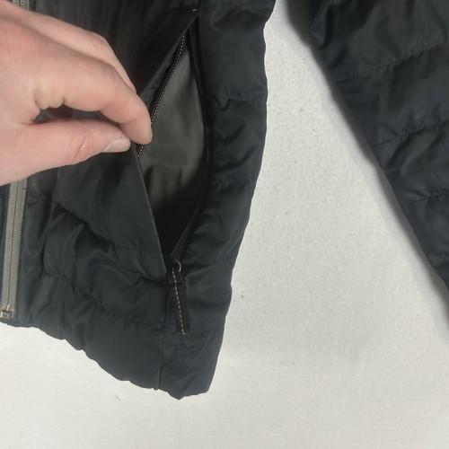 REI Co-Op Puffer Down Jacket Coat Kids Medium 10-12 Full Zip Pockets STAINED - Picture 8 of 13