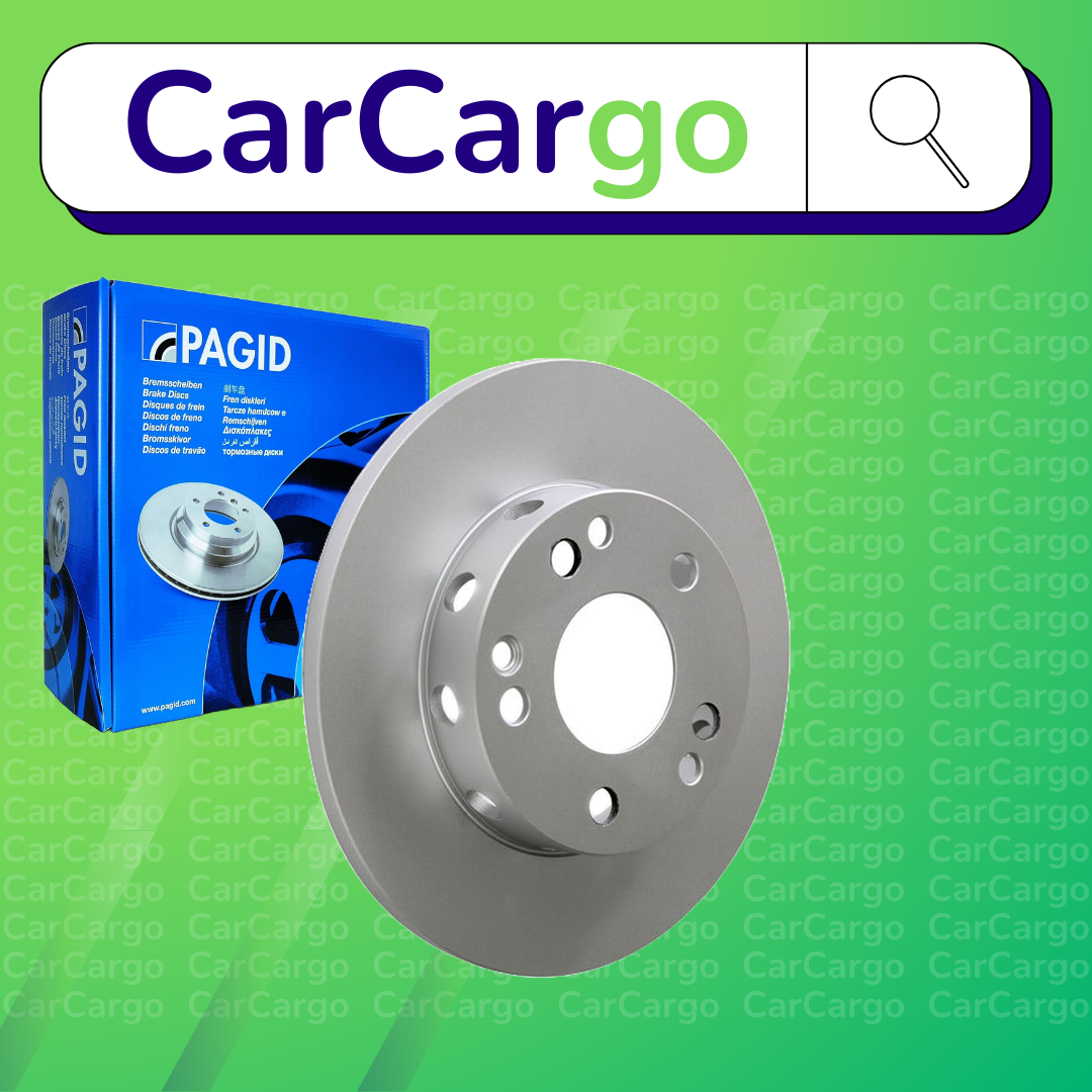 Pagid Solid Front Brake Discs Pair For Mercedes 190 2.3 E 1982-1988 262 mm