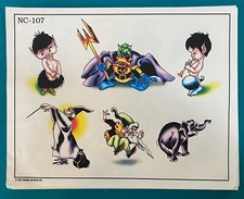 Spaulding and Rogers Tattoo Flash Sheet NC-107