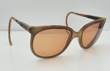 Vintage Bolle Irex100 Brown Oval Nylon Sunglasses France FRAMES ONLY