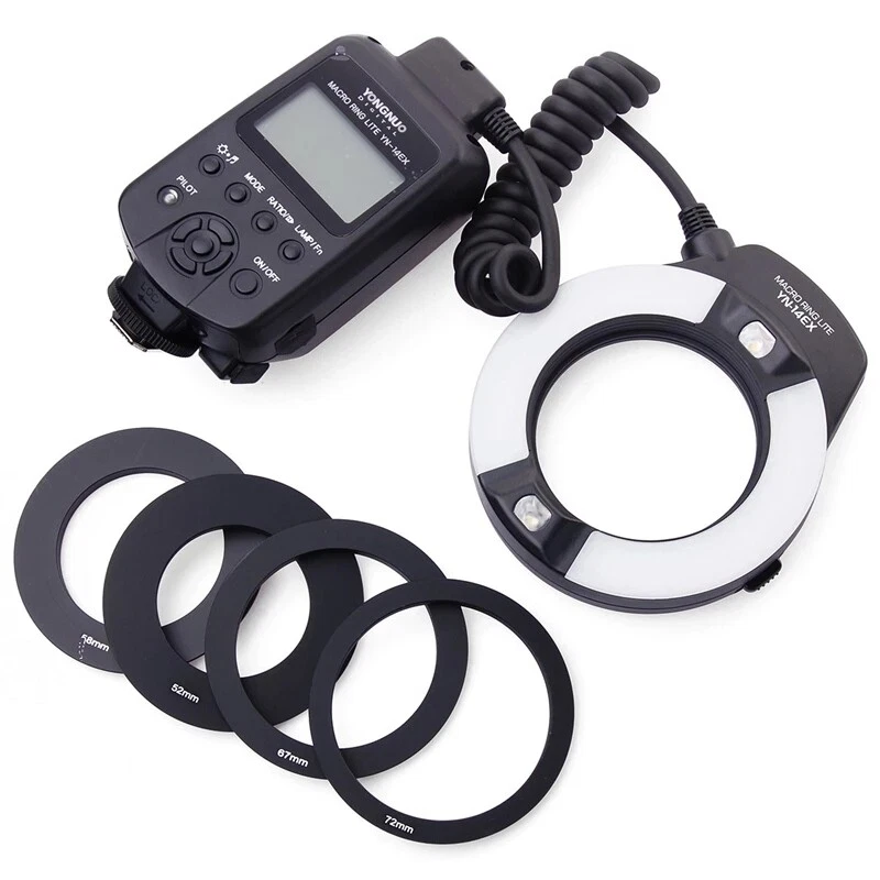 YONGNUO YN-14EX TTL LED Macro Ring Lite Flash Light for Canon 5D 6D 7D 60D 700D - Image 2 of 4