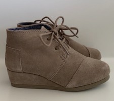 Toms Girls Boots New with Box Size 12