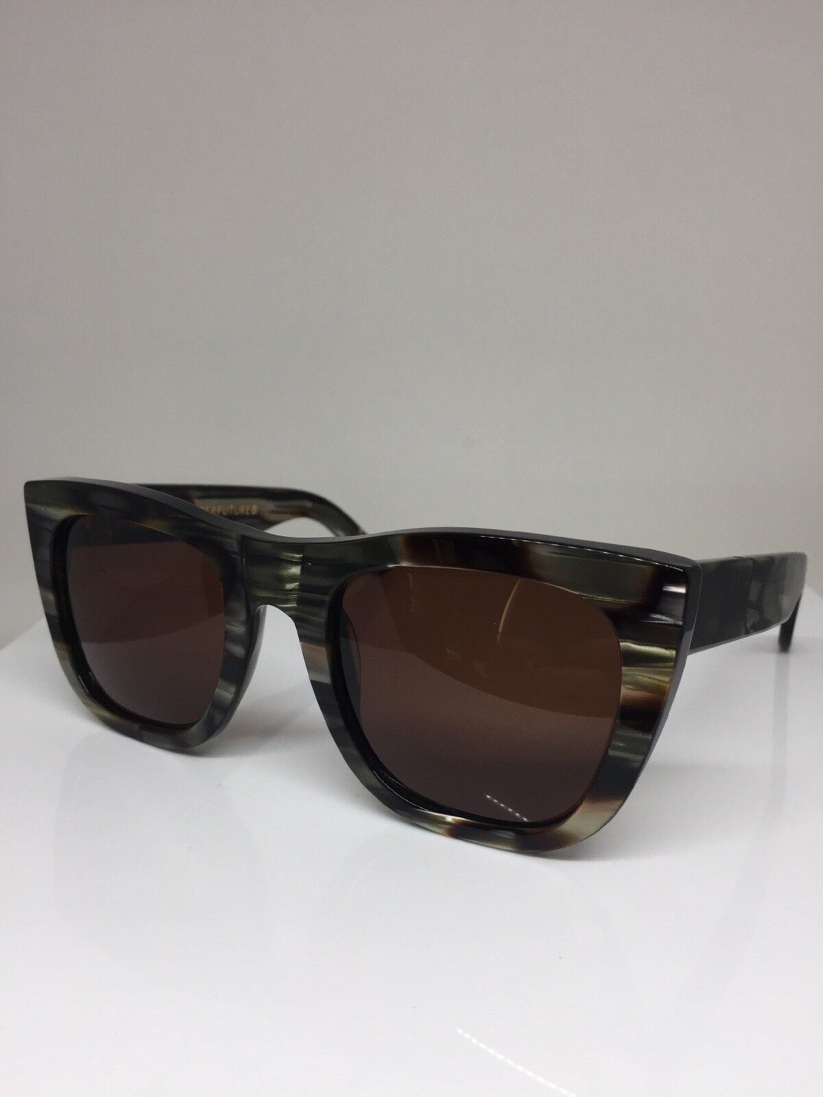 Retrosuperfuture SUPER Gals Sunglasses C. Marble Brown 52-22mm Hand Made Italy