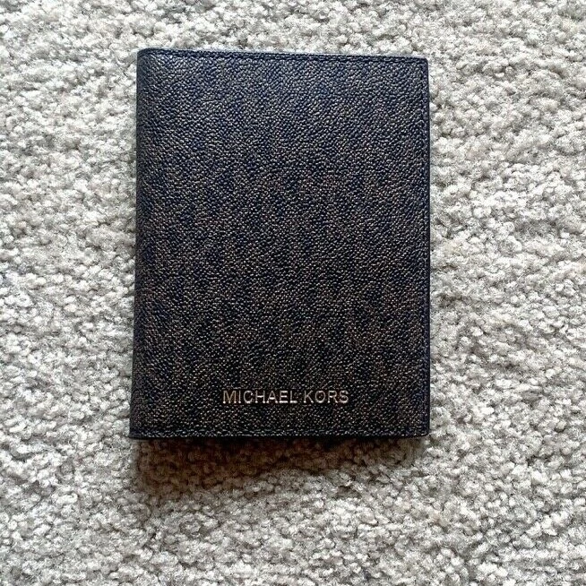 Michael kors logo passport wallet Clearance