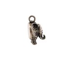Estate Sterling Silver Elephant Head Pendant 925 Animal Charm Unique Vintage — photo 2
