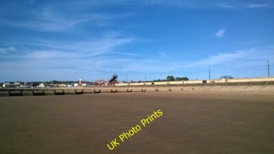 Foto 6x4 Hunstanton Beach Ein schöner Abendspaziergang letzte Nacht den Strand hinunter c2015