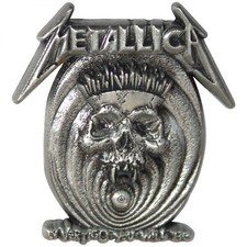 Metallica In Vertigo Metal Pin Silver