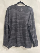 Tuff Athletics Sweatshirt Camo Size M Gray/green Made In Canada