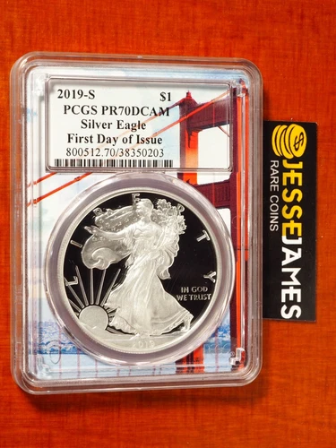 Photo of a 2019-S American Silver Eagle from an eBay listing that sold on Jan 15, 2026