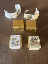 Crabtree Evelyn Vintage Bath Cube Lot Of 4 Almond Oil Royal Fern Dated 1986