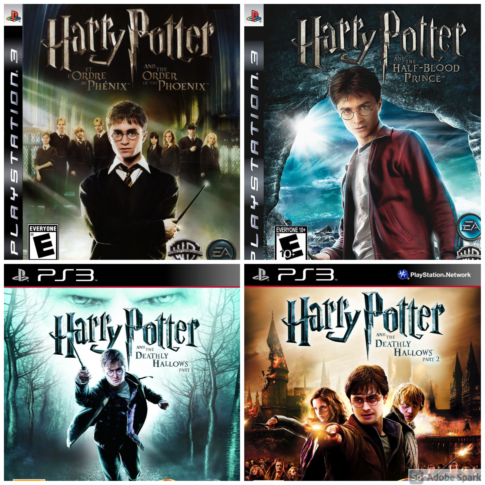 Harry Potter PlayStation PS3 Games - Choose Your Game