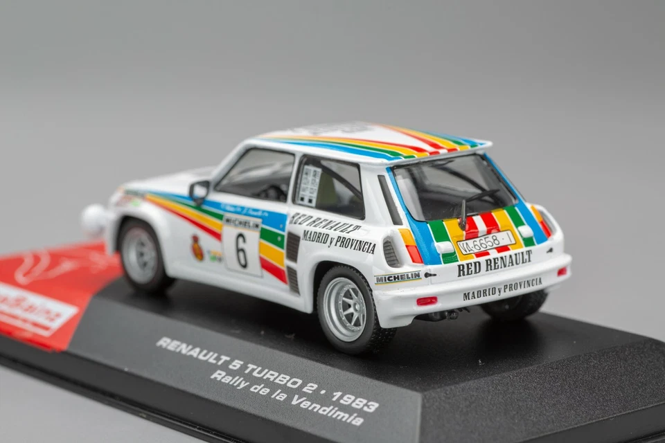 Renault 5 Turbo 2 #6 Sáinz/Lacalle Winner Rally Vendimia 1983 ALTAYA-IXO 1:43 - Imagen 3 de 4