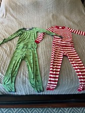 hanna andersson pajamas, size 130, US 8, 2 sets long sleeved pajamas