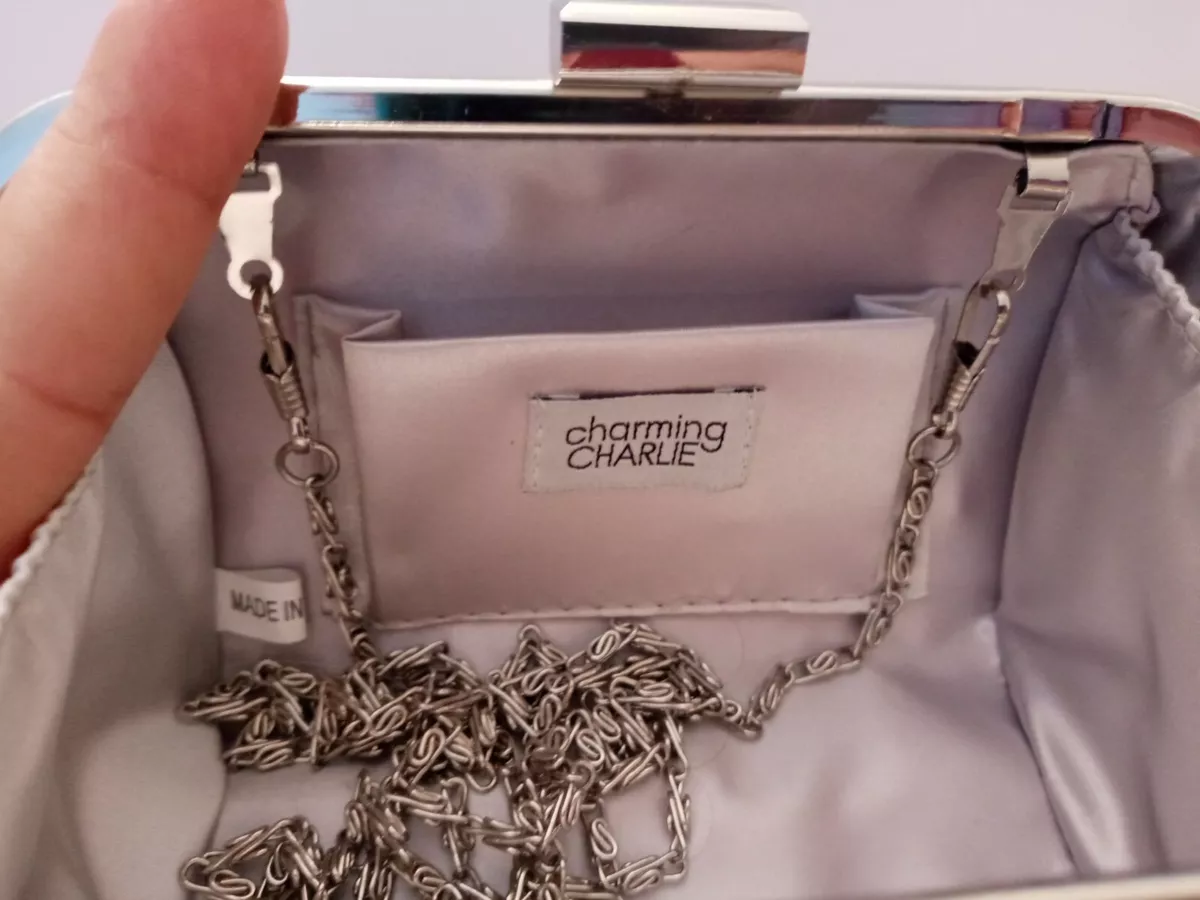 Big silver clutch bag cheap