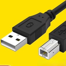 USB 2.0 A TO B Printer Scanner Premium Cable Cord 1.5m For Cannon HP Epson