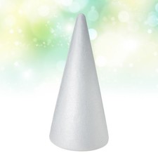6Pcs Reusable White Foam Craft Cones Kids DIY Decoration Art Supplies