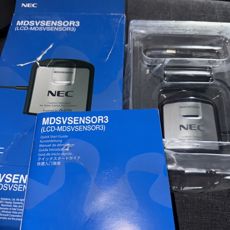NEC SpectraSensor Pro MDSVSENSOR3 Color Calibration Sensor w/ Box No Disc